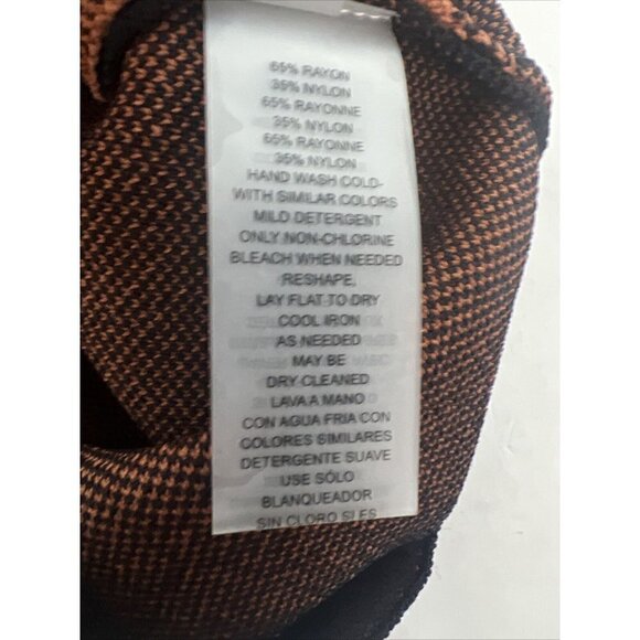 Vince Camuto Womens XS Petite Black Striped Casual Sweaterdress Stretch New - Picture 9 of 9